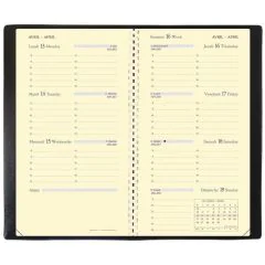 Agenda de poche 2025 - Planorizon - 88 x 170 mm QUO VADIS intérieur
