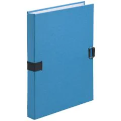 38005H EXACOMPTA : Lot de 10 chemises à sangle Forever - Bleu clair