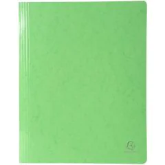 EXACOMPTA 380805B : Chemises à lamelles - Vert anis Iderama