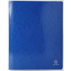 EXACOMPTA 380807B : Chemises à lamelles - Bleu foncé Iderama