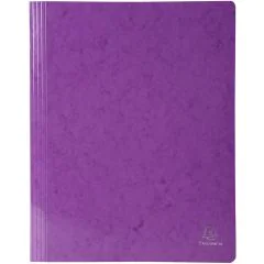 EXACOMPTA 380812B : Chemises à lamelles - Violet Iderama