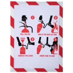 Photo Pochette d'affichage magnétique - A4 - Blanc / Rouge EXACOMPTA