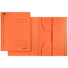 Photo Chemise-trieur à 3 rabats A4 - Orange : LEITZ - 3924-00-45