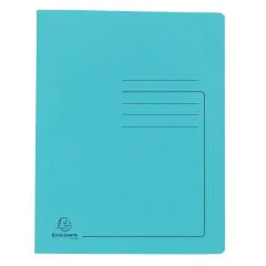 Chemise à lamelle imprimée A4 - Turquoise : EXACOMPTA image