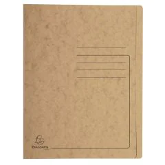 Chemise à lamelle imprimée A4 - Tabac : EXACOMPTA image