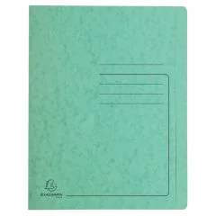 Chemise à lamelle imprimée A4 - Vert : EXACOMPTA image