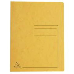 Chemise à lamelle imprimée A4 - Jaune : EXACOMPTA image