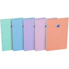 Bloc-Notes Pastel  quadrillé 210 x 315 mm OXFORD 