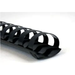 Baguettes de 21 anneaux - 28 mm - Noir : GBC Lot de 50 lot