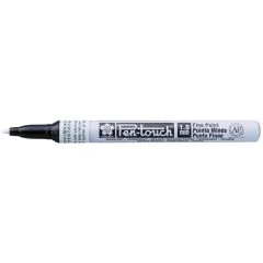 Marqueur permanent SAKURA Fin - Blanc : PEN TOUCH image