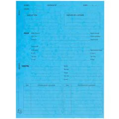 Dossier de Procédure Avocat - Chemises - Bleu EXACOMPTA modèle
