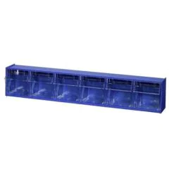 Bloc-tiroirs à 6 casiers - Bleu : ALLIT VarioPlus ProFlip 6 image