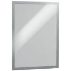 Cadre d'affichage magnétique auto-adhésif - A3 - Argent : DURABLE Lot de 2 Visuel