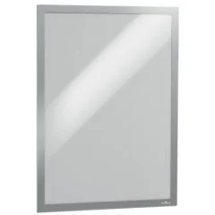 Cadre d'affichage magnétique auto-adhésif - A3 - Argent : DURABLE Lot de 6 Visuel