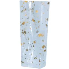 Sachet transparent avec fond - Motifs de Noël - 95 x 160 mm : FOLIA Lot de 10 Modèle