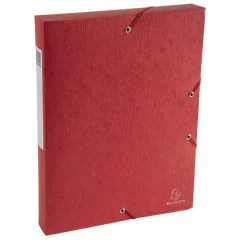 Boîte de classement Scotten - Dos 40 mm - Rouge EXACOMPTA Photo