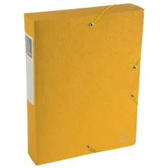 Boîte de classement Scotten - Dos 60 mm - Jaune : EXACOMPTA Photo