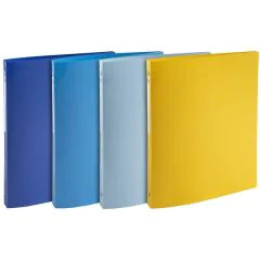 Classeur souple - 2 anneaux de 15 mm - Assortiment : EXACOMPTA Bee Blue image