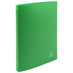 Classeur souple - 4 anneaux de 15 mm - Vert anis EXACOMPTA Photo