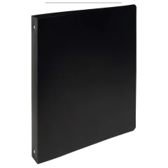 Exacompta 512801E : Classeur semi-rigide Noir - 4 anneaux