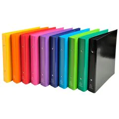 529E Classeurs format écolier - 230 x 215 mm Assortiment