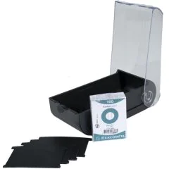 Boîte à fiches - 195 x 100 x 63 mm - A8 - Noir : EXACOMPTA Office image
