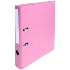 Classeur à levier en PVC - Dos de 50 mm - Rose EXACOMPTA Photo