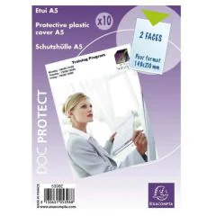 Exacompta 5398E Etuis de protection taille A5 - 148 x 210 mm 