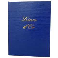 ELVE : Livre d'or Classique - 297 x 210 mm - Registre Bleu 54001