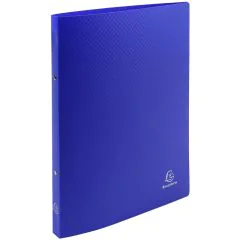 Classeur souple - 2 anneaux de 15 mm - Bleu opaque : EXACOMPTA Photo