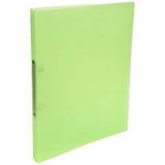 Classeur souple Chromaline - 2 anneaux de 15 mm - Vert : EXACOMPTA Visuel
