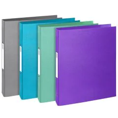 Classeur Rigide - 2 anneaux de 30 mm - Assortiment : EXACOMPTA Teksto image