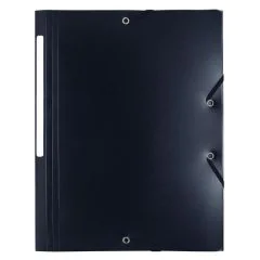 Lot de 50 Chemises en PP à élastiques - Noir EXACOMPTA 55801E