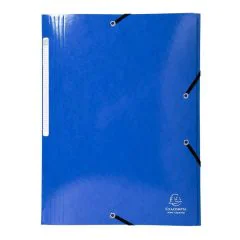 EXACOMPTA 55832E Chemise à élastiques Iderama - Bleu foncé