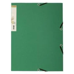 EXACOMPTA : Chemises Forever à élastiques - Vert foncé 56983E