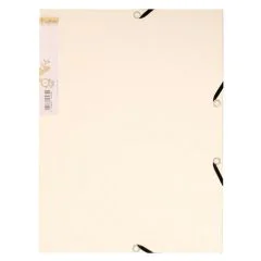 EXACOMPTA : Chemises Forever à élastiques - Sable 56986SE fermé