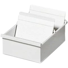 Bac pour 600 fiches - Format A7/IBF - Gris : EXACOMPTA Gamme K modele