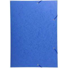 Chemise à élastiques A3 - Bleu : EXACOMPTA Visuel