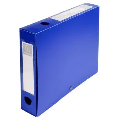 EXACOMPTA : Boîtes de classement bleu - Dos 60 mm 59632E