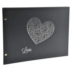 Album Photos Mariage Harmony Noir - 370 x 290 mm EXACOMPTA