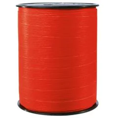 Ruban cadeau bolduc - Mat - Rouge : CLAIREFONTAINE image