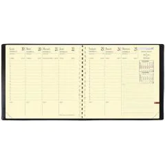 Agenda à spirales 2025 - Exécutif Prestige S - 160 x 160 mm QUO VADIS pages