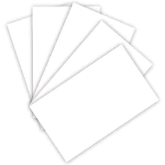 Feuilles de papier de couleur - 500 x 700 mm - Blanc : FOLIA Visuel