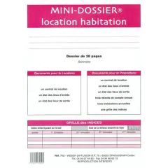 Dossier de Location Habitation WEBER
