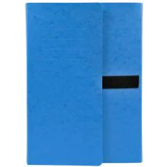 742E EXACOMPTA Chemise à Bande Velcro et 3 rabats Dos bleu