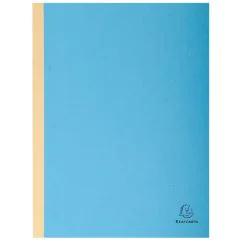 EXACOMPTA : Lot de 25 chemises à soufflet dos toilé - Bleu (Papier recyclé)