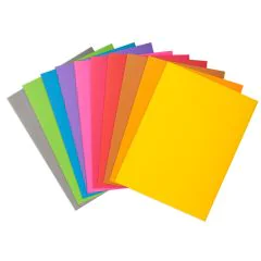 EXACOMPTA : Sous-chemises pour dossiers A4  Bahia 80 - Assortiment de couleurs  800001E 