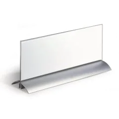 Photo DURABLE 8202-19 : Chevalet porte-nom - Desk Presenter - 210 x 61 mm