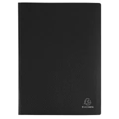 85101E Protège-documents de 200 vues - Noir EXACOMPTA