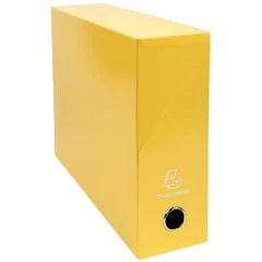 Boîte de classement Iderama - Dos 90 mm - Jaune EXACOMPTA Image